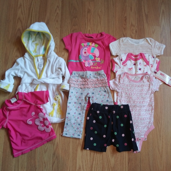 Other - Lot of 8 Infant Girl's Clothes Assortment 6-9 Mo.